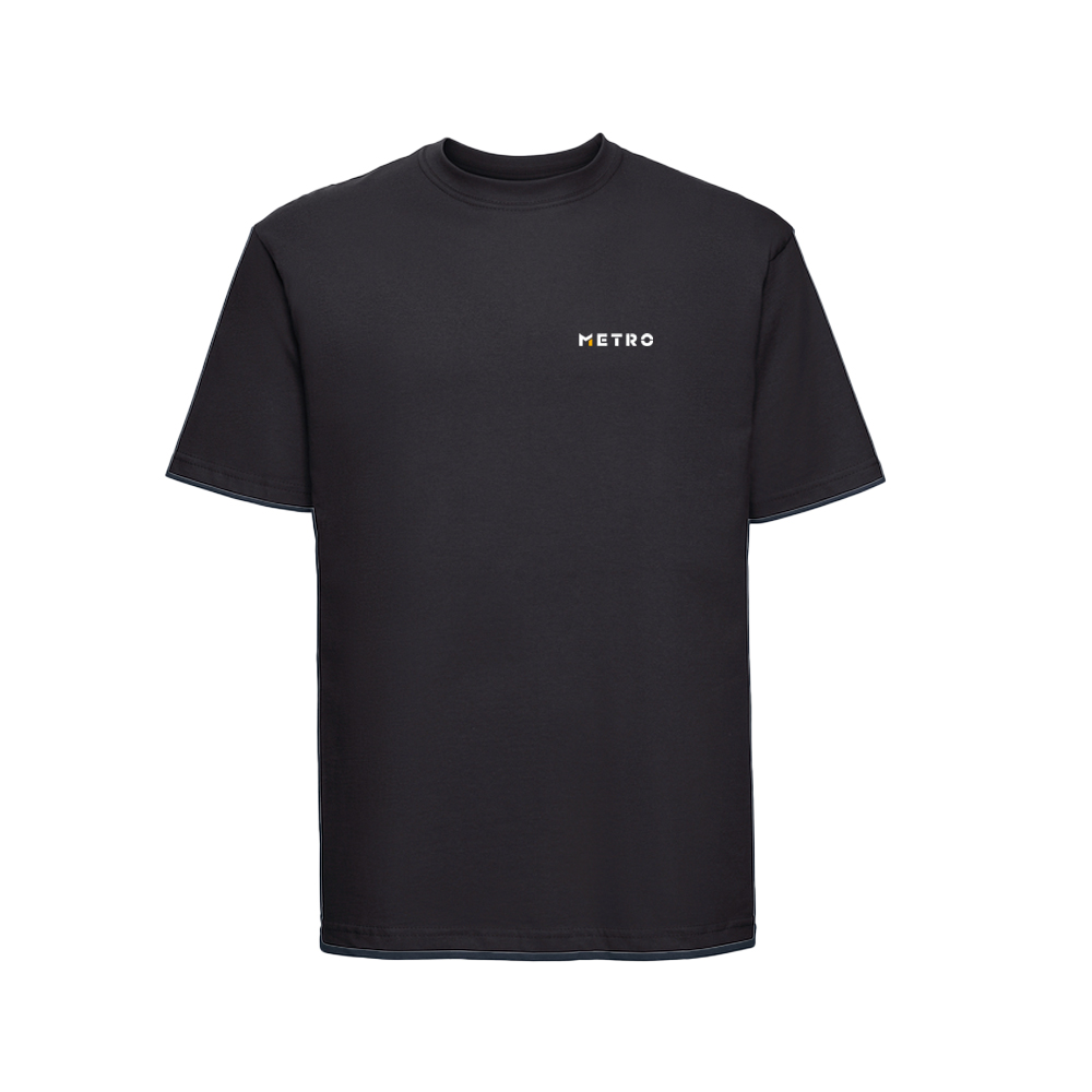 T-Shirt Classic schwarz AG Druck XS