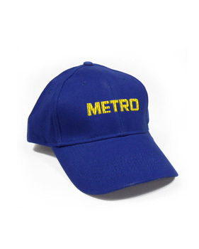 Baseballmütze METRO blau Wholesale