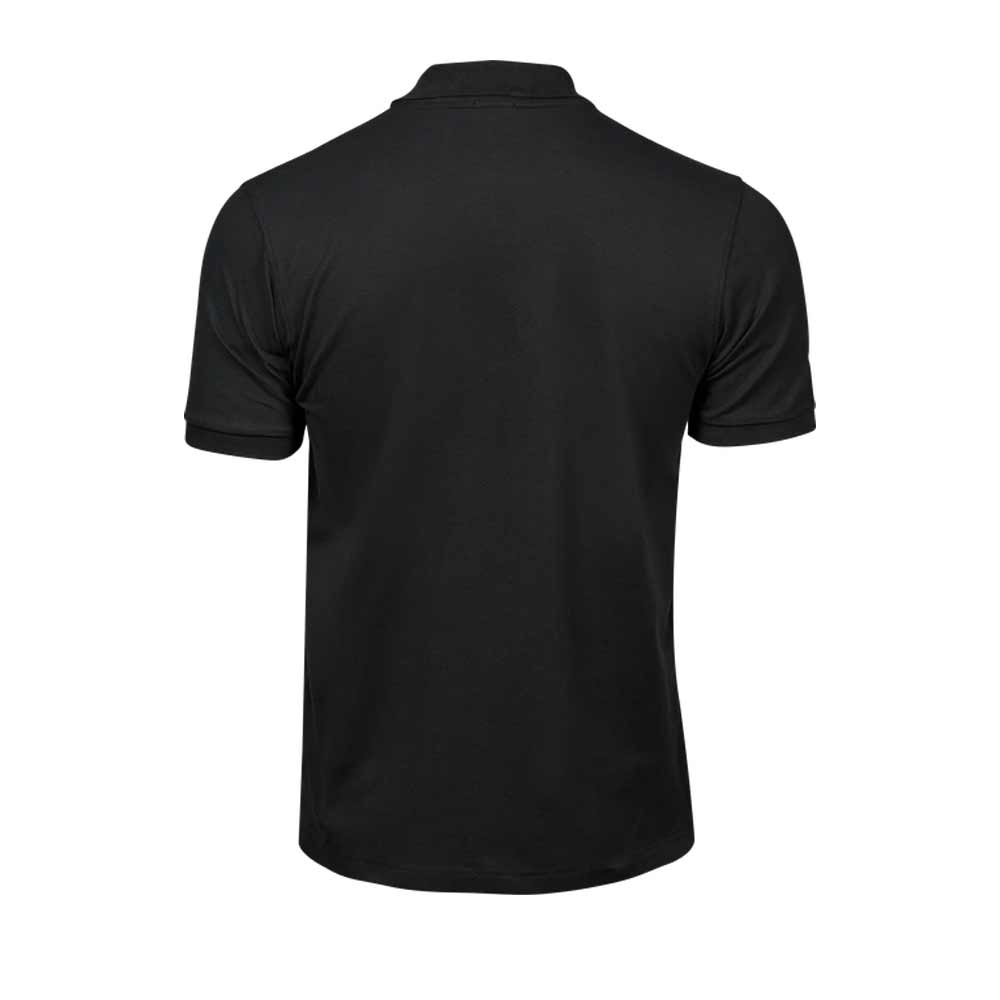 Polo-Shirt TeeJays men kurzarm schwarz METRO Stick 4XL